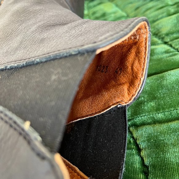 The Art Company ORLY Black Leather Ankle Boots Platform Spain Womens 41/10-10.5 - Picture 11 of 11